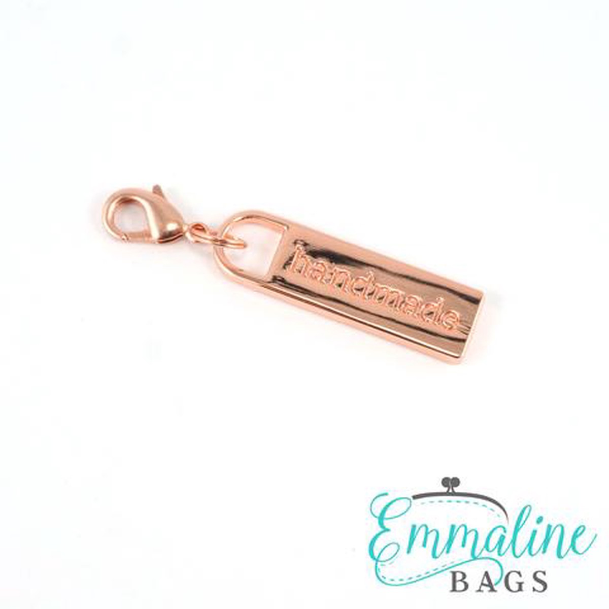 Emmaline Bags handmade Zipper Pull in Copper