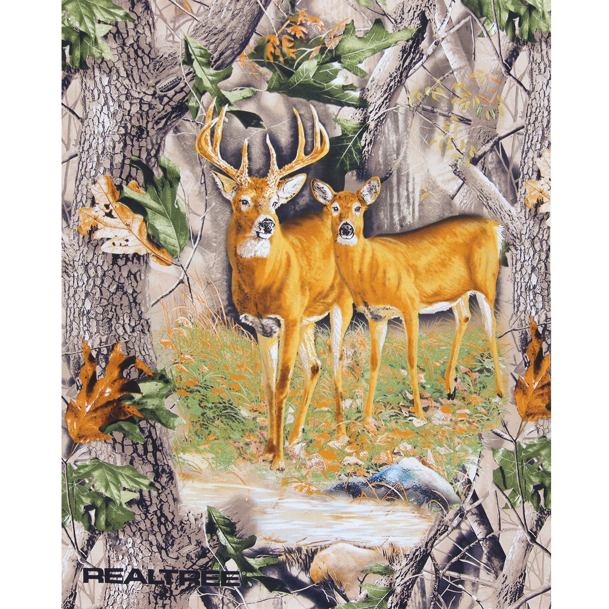 Realtree Fabric Collection - Buck Doe Fabric Panel