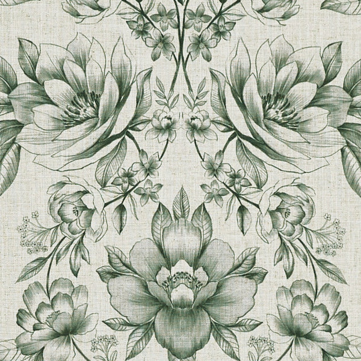 Prestigious Textiles Makassar Printed Fabric Emerald