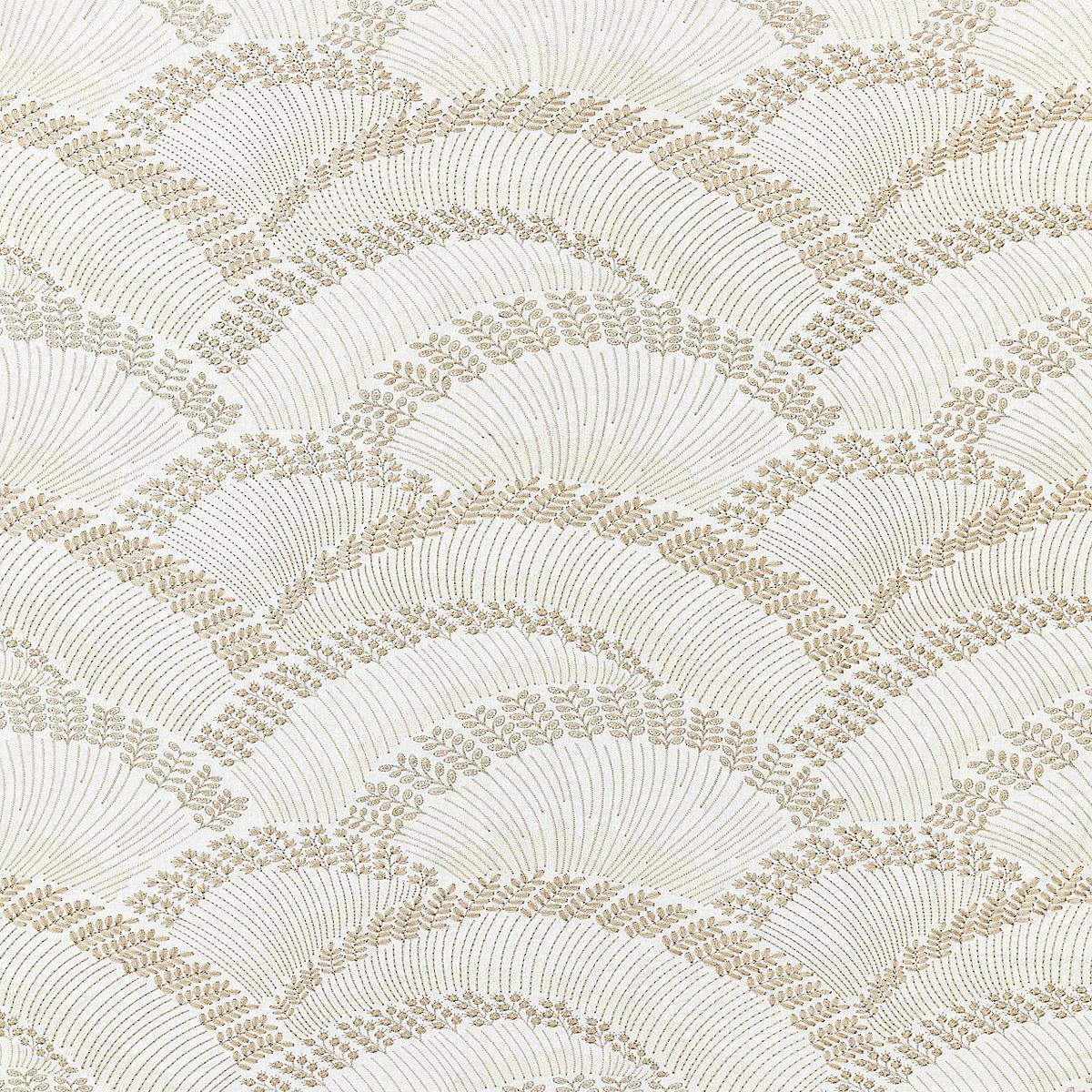 Lovegrass Embroidery - Latte by Scalamandre Fabric