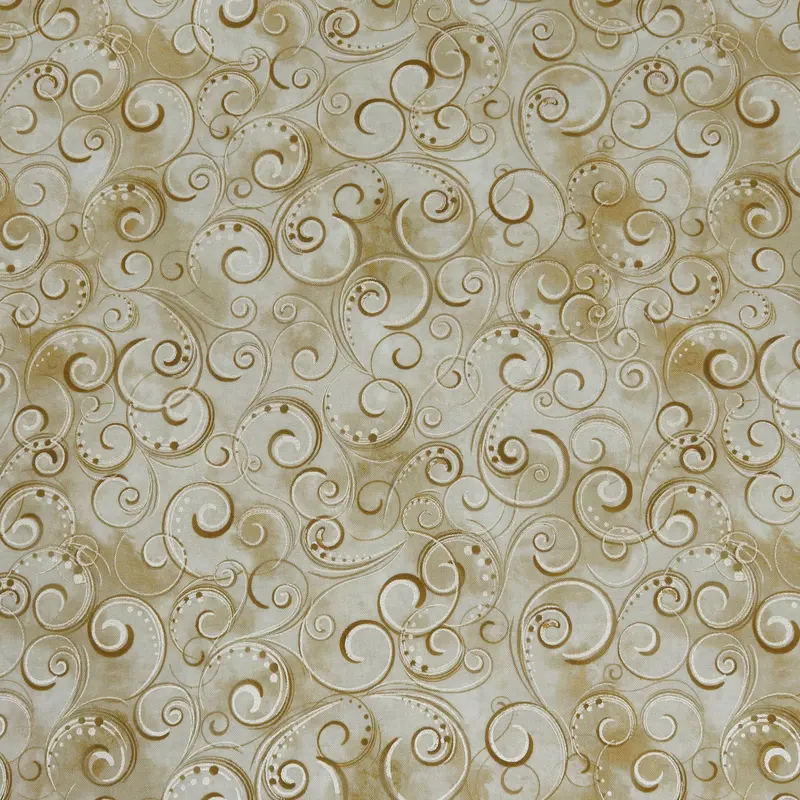 Pearl Splendor Fabric Collection - Tan