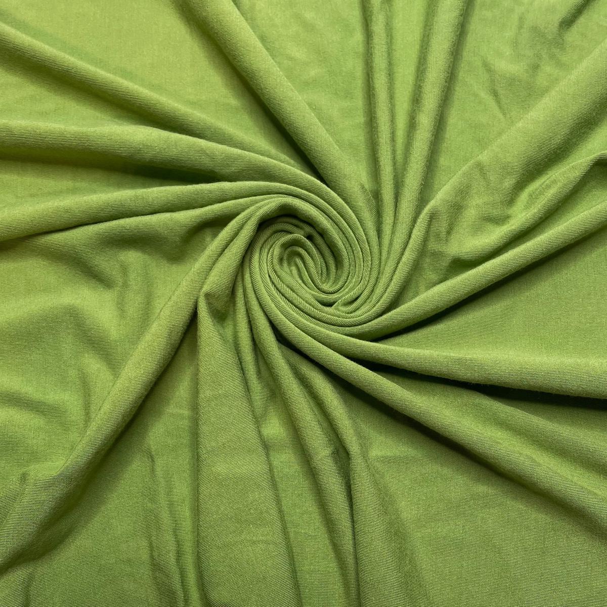 Celery Stalk - Jersey Bamboo/Cotton Knit - Light Green - 0.9M Bundle