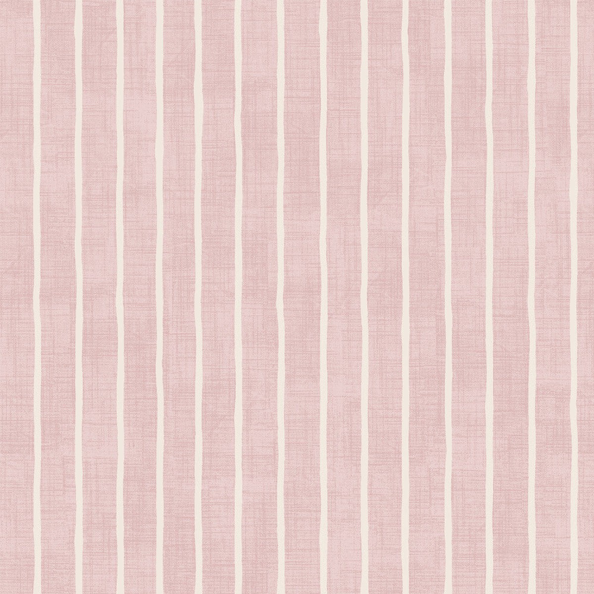 iLiv Woven Cotton Fabric 2.0 Metres Pencil Stripe Bloom Pink Cushion Curtain