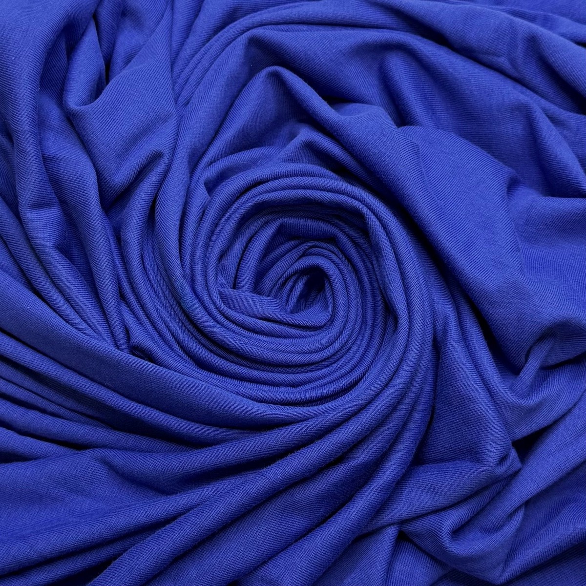 Aquarius Visionary - Rib Knit Cotton Blend Knit - Cobalt Blue - 1.95M Bundle