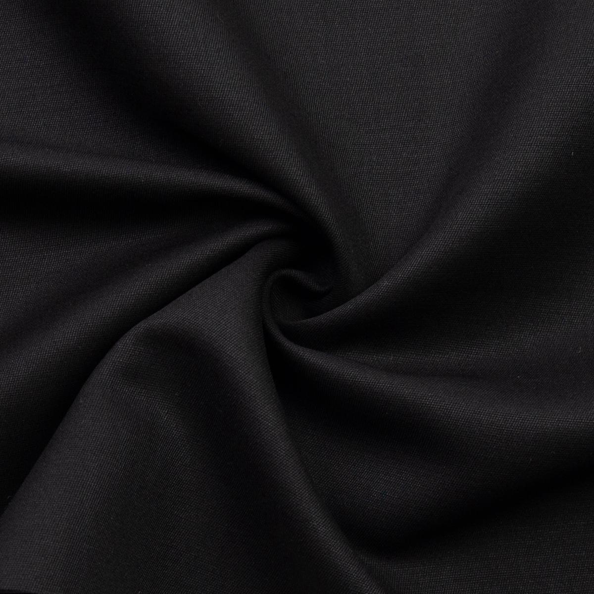 Dacey Black Wool Mohair Blend Fabric