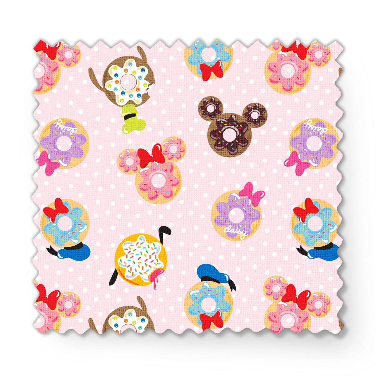 Disney Mickey Mouse & Friends Donut Treats Fabric