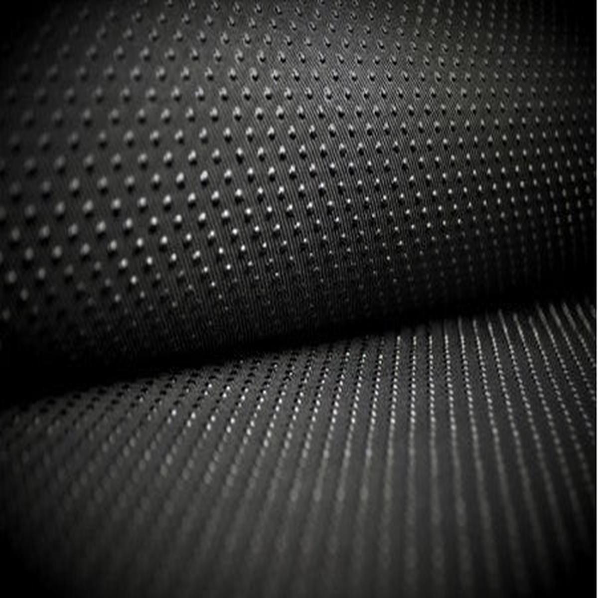 Non-slip fabric with rubber dots - black 100 g/m