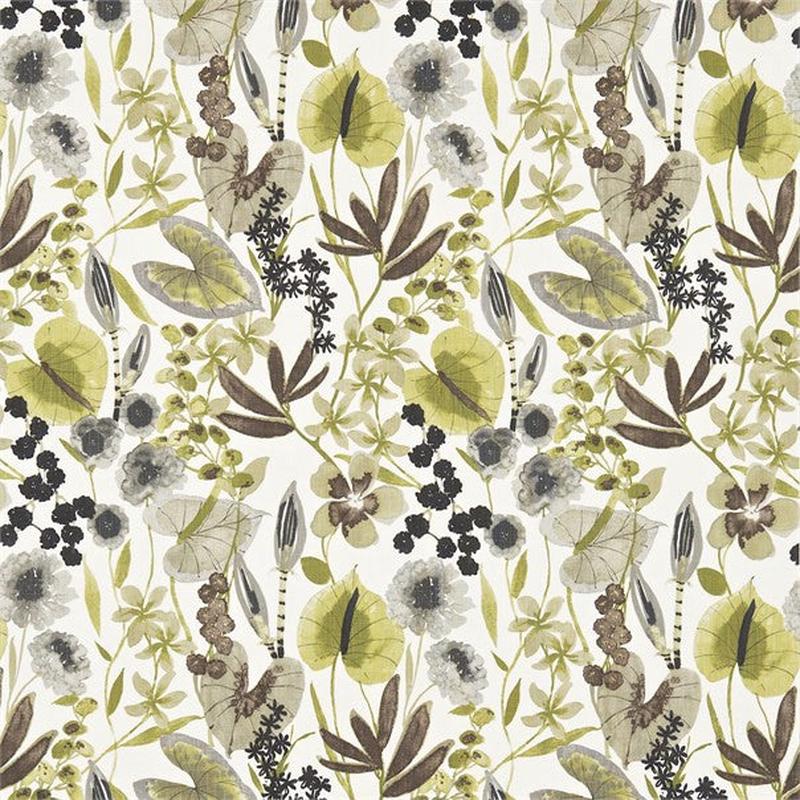 Nalina Amazilia Zest Cocoa Stone Fabric by Harlequin