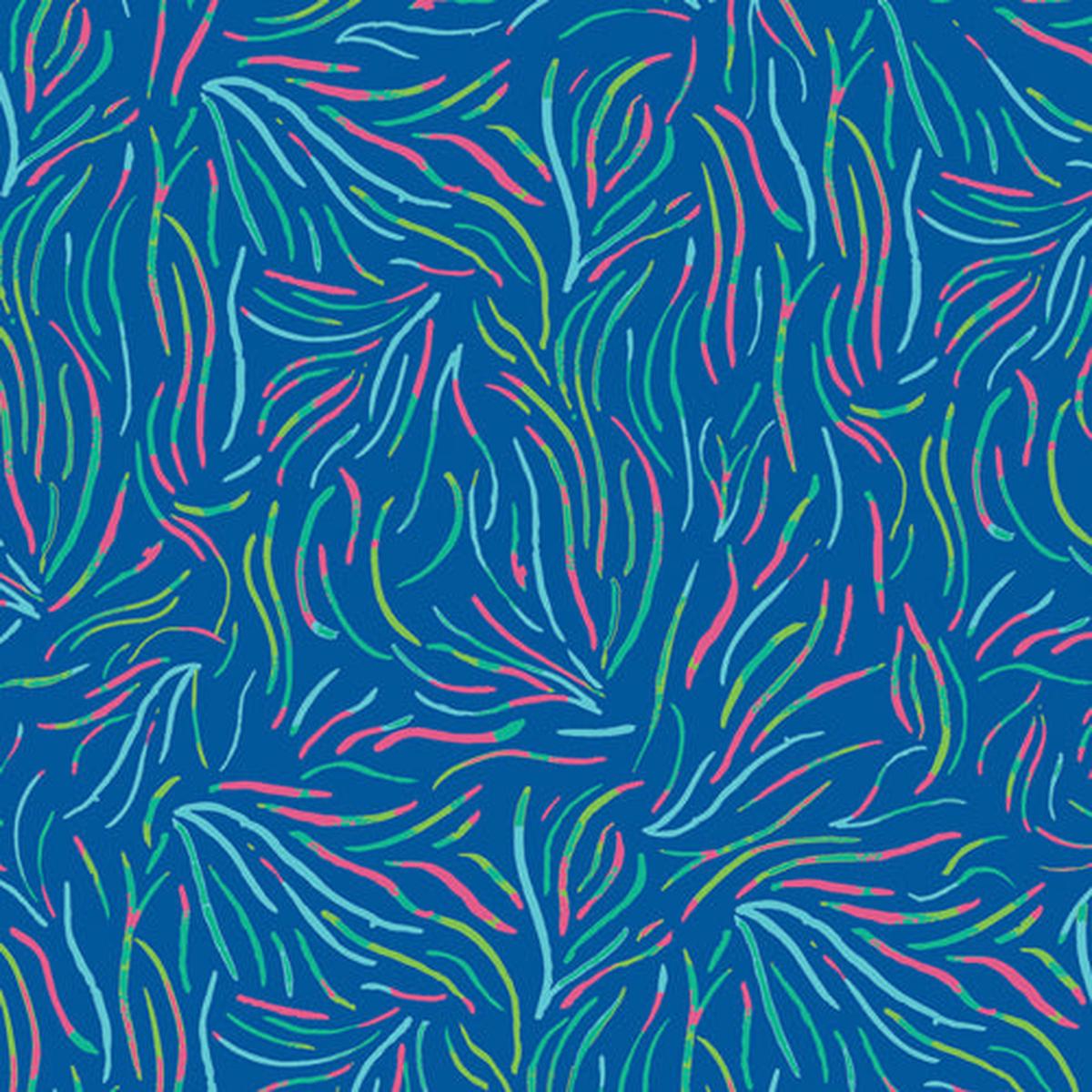 Art Gallery Rayon - Playful Seaweed Nightglow