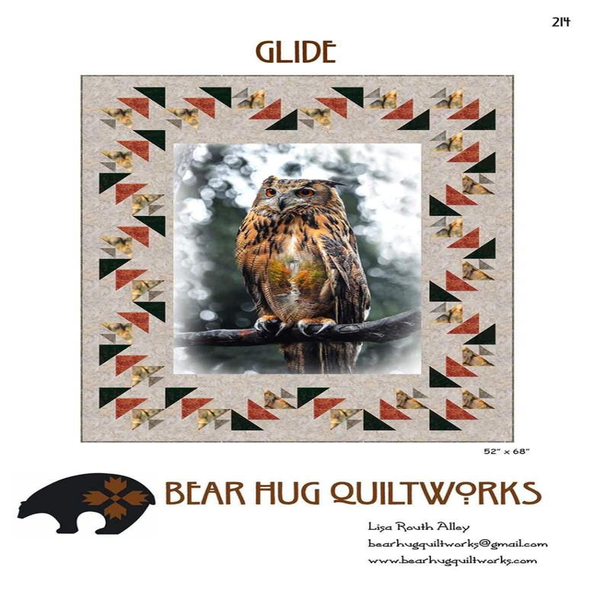 SALE Glide Quilt PATTERN P211-GLIDE - Bear Hug Quiltworks - Riley Blake Designs - Instructions Only - Panel Advanced Beginner