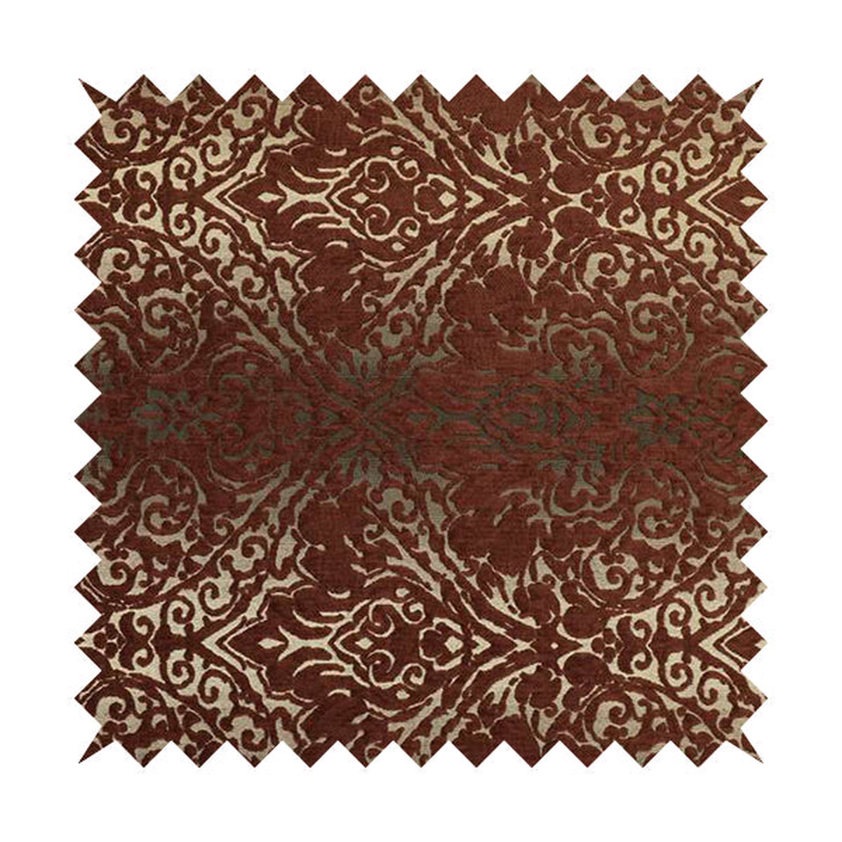Impasto Floral Pattern Heavyweight Soft Chenille Upholstery Fabric In Purple Colour MSS-48