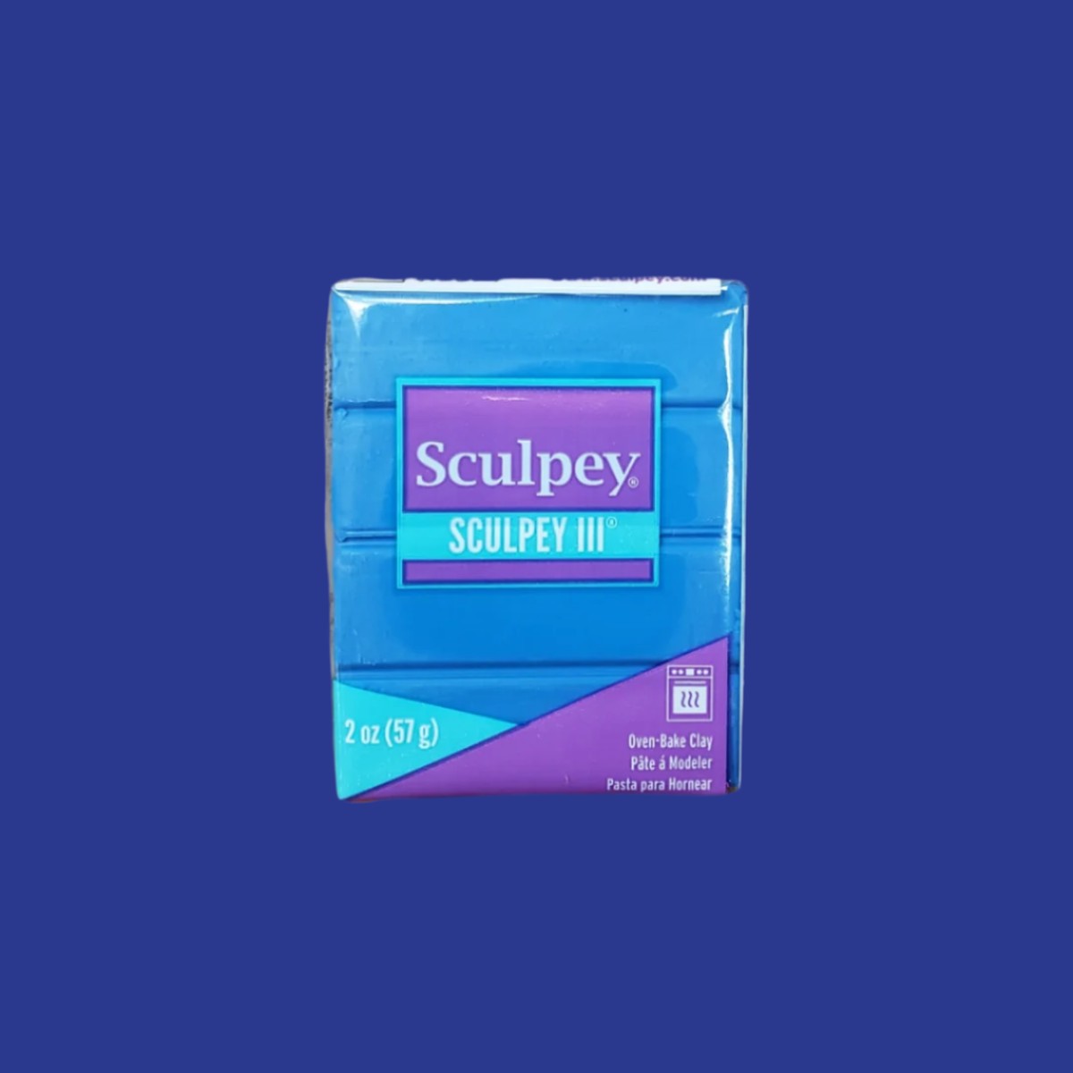 Sculpey III Polymer Clay, Turquoise, 1 piece