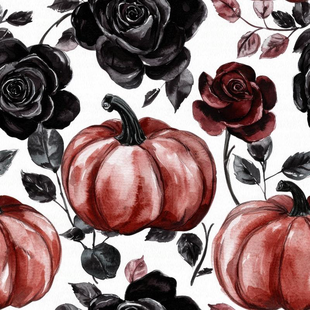Burgundy in October Pattern 19 Quilting Cotton Fabric