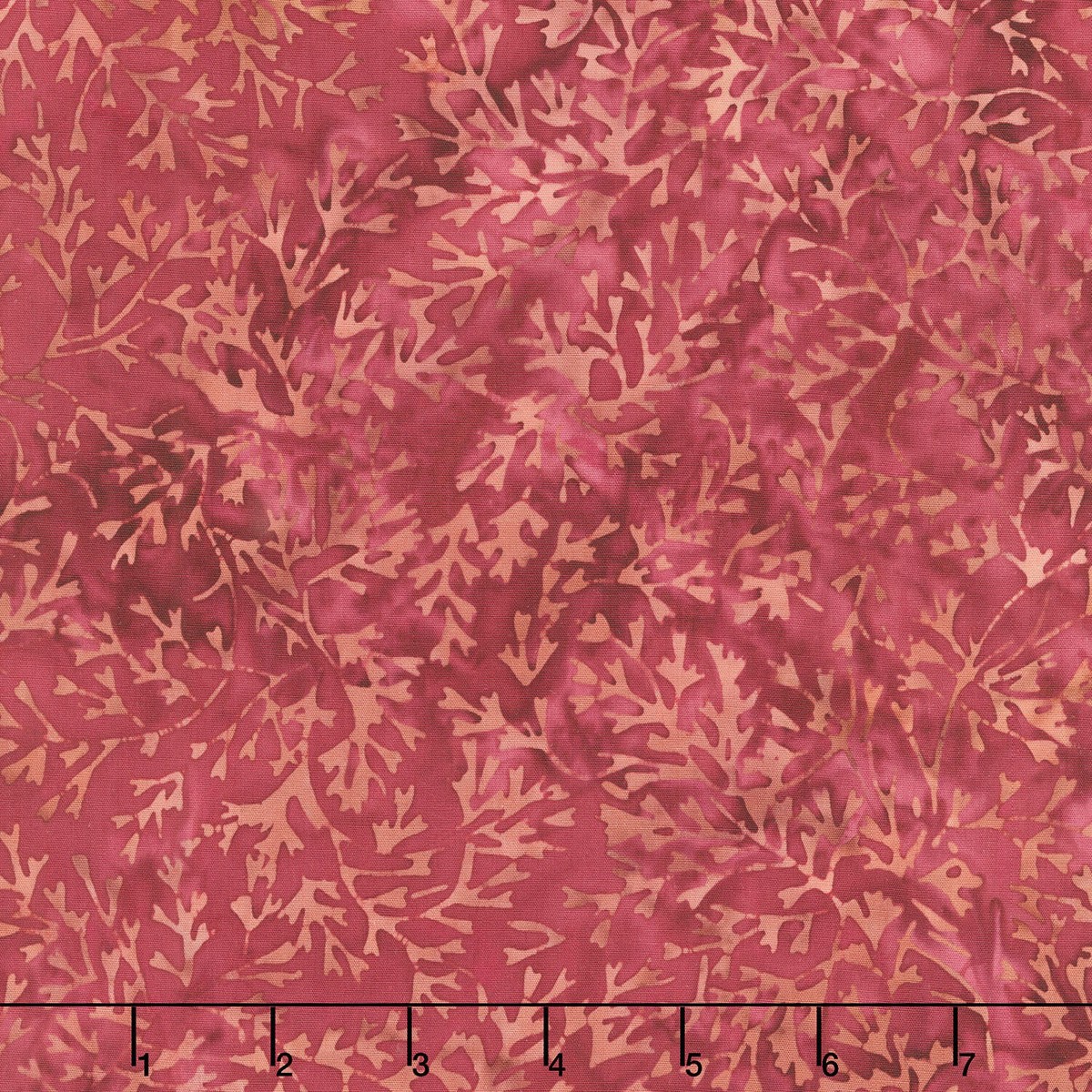 Autumn Ember Batiks - Vines Red Redwood Yardage