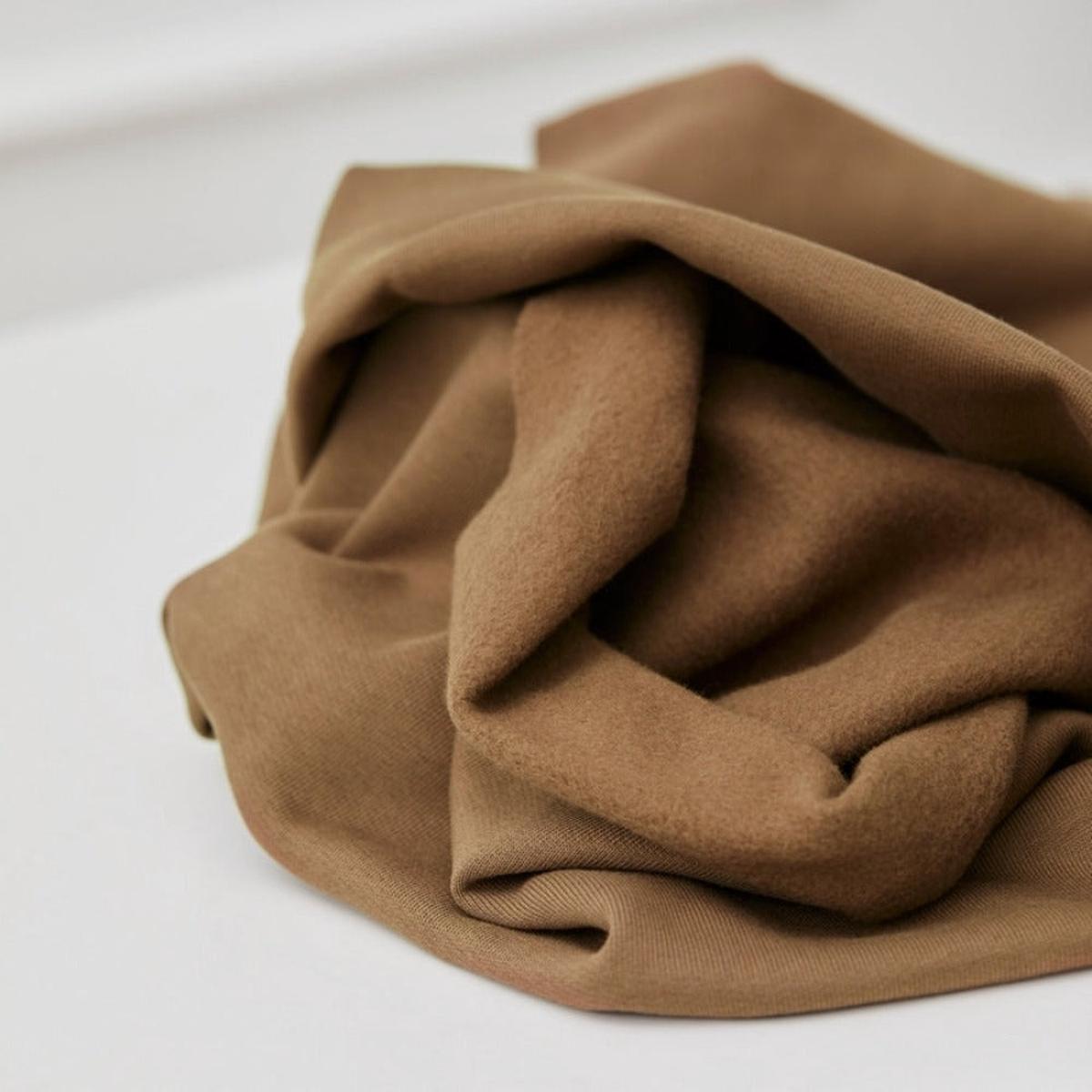Organic Cotton Fleece - Camel