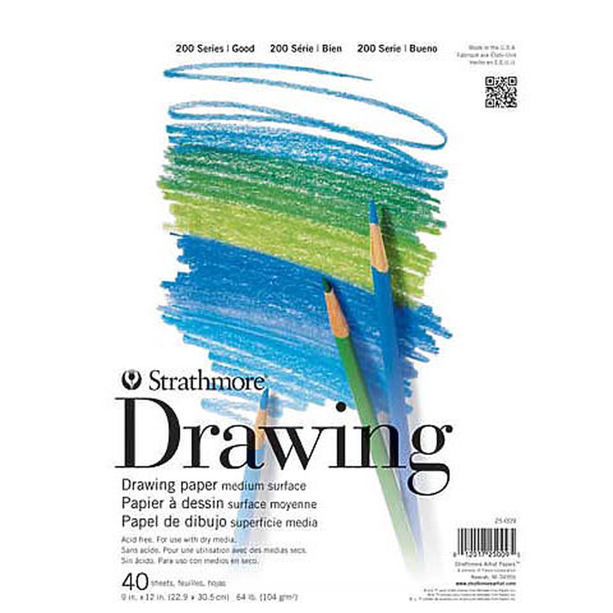 Strathmore Drawing Pad 5.5"x8.5" - Medium Surface