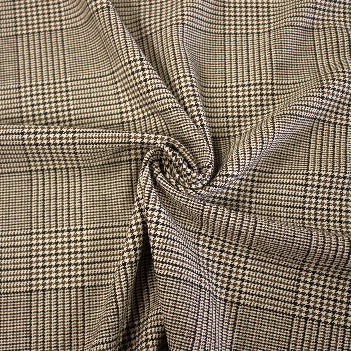 Carmyn Brown Viscose & Polyester Blend Fabric