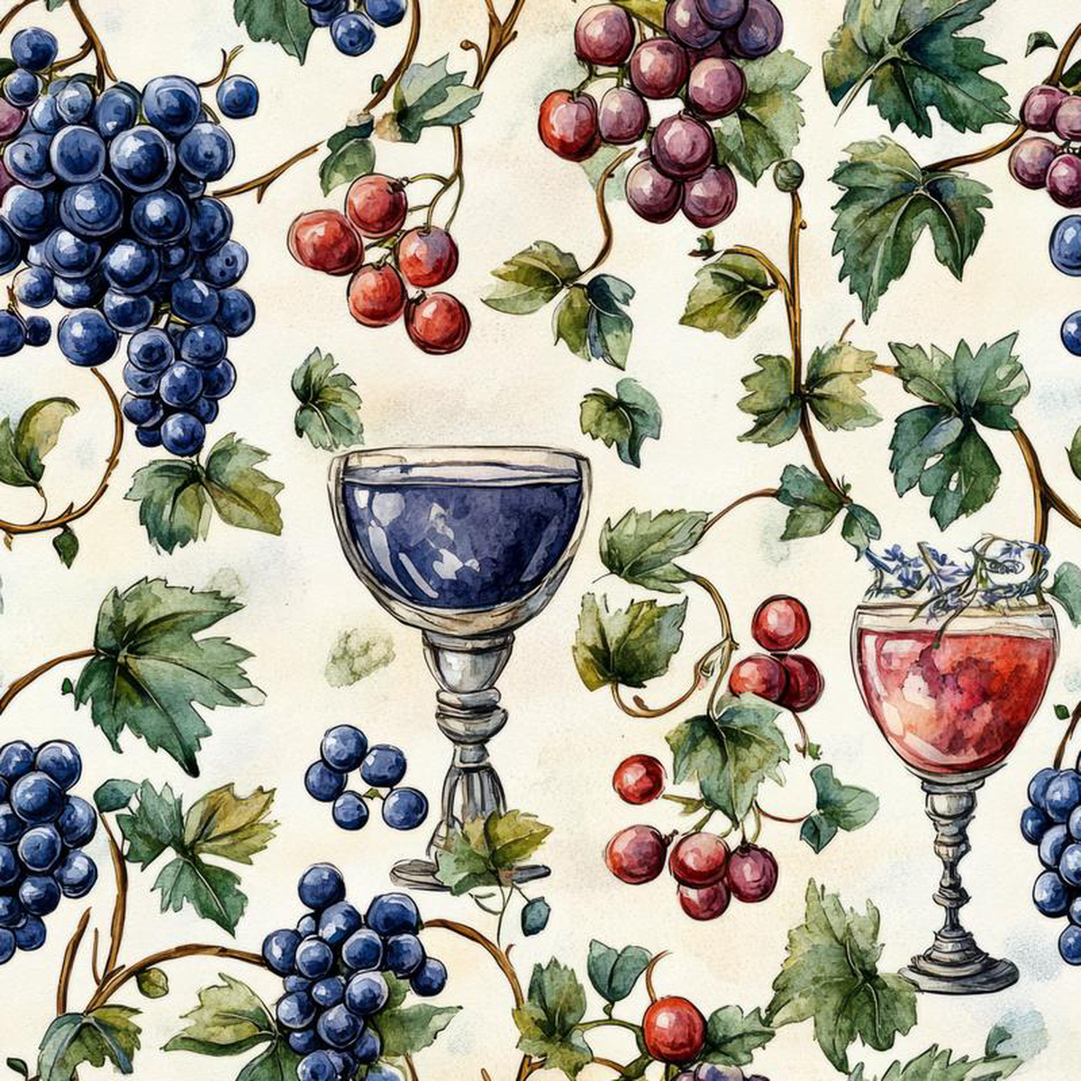 The Vineyard Pattern 2 Quilting Cotton Fabric