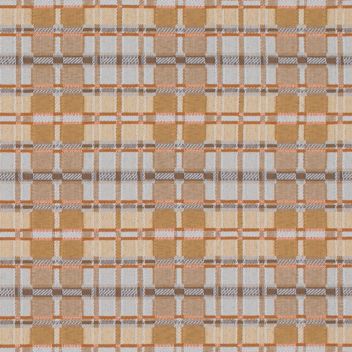 D4618 Plaid Biscotti Gold & Yellow Charlotte Fabrics