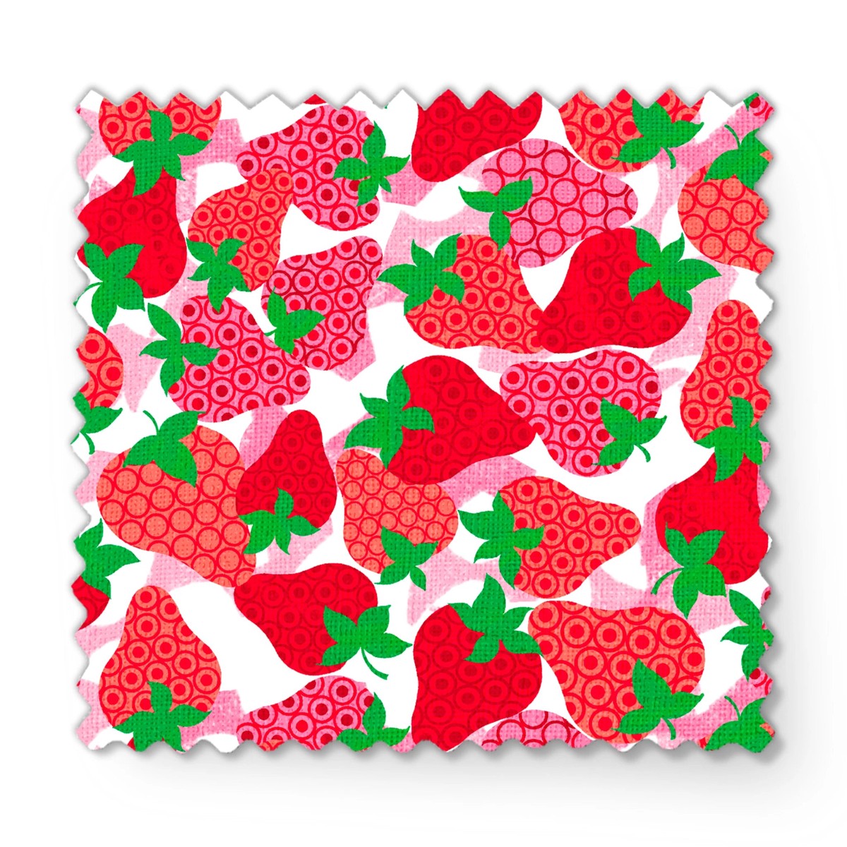 Dotted & Delicious - Playful Strawberry Fabric