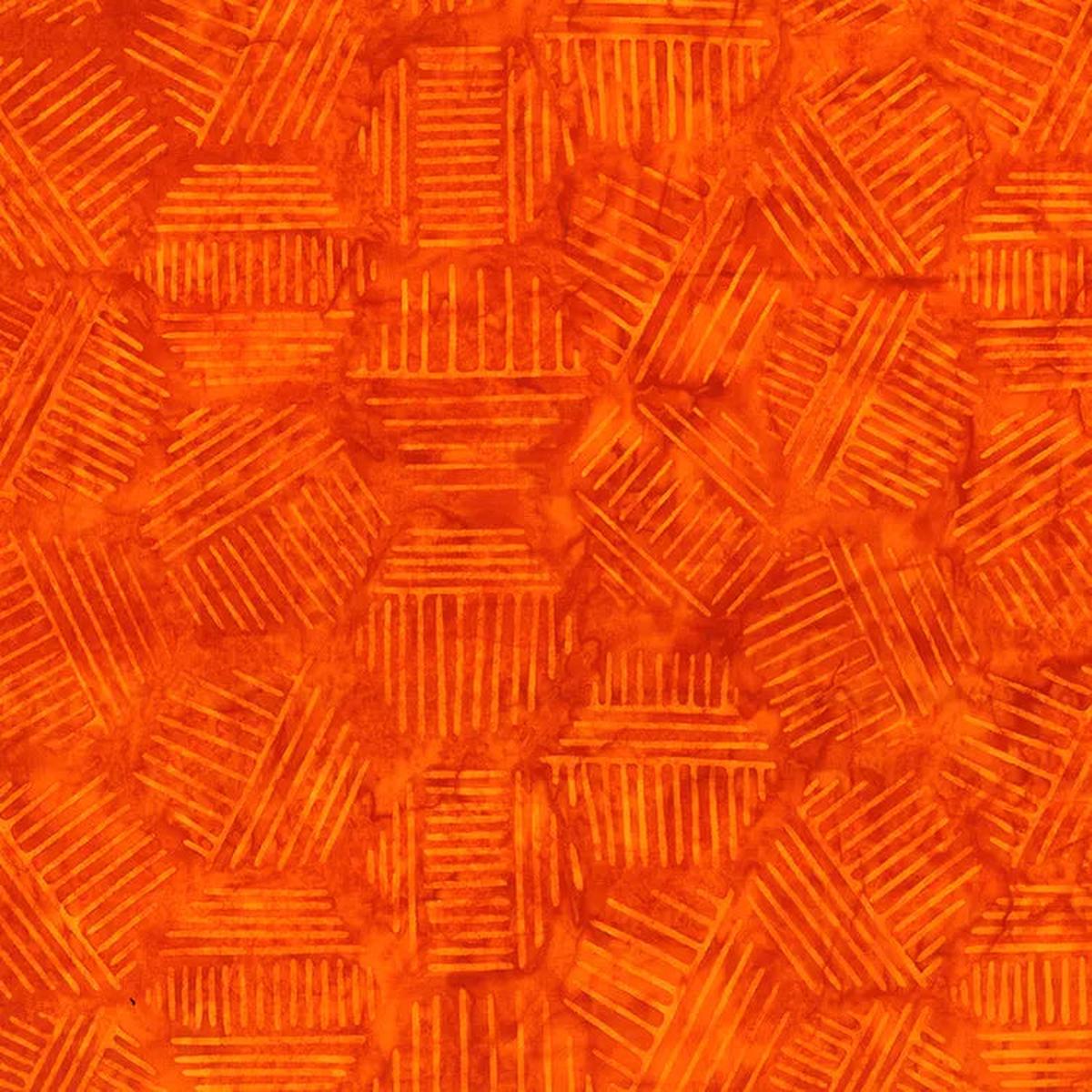 Hexies Pumpkin 81700-58 Cotton 44"/45" Fabric Per Yard