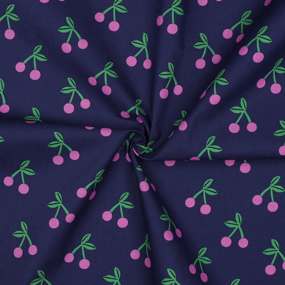 Coated cotton "cherries" (price for 10cm)