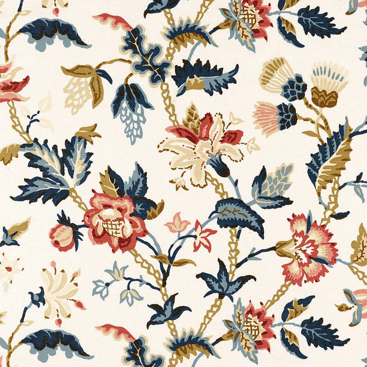 Alana Floral Vine Document Fabric