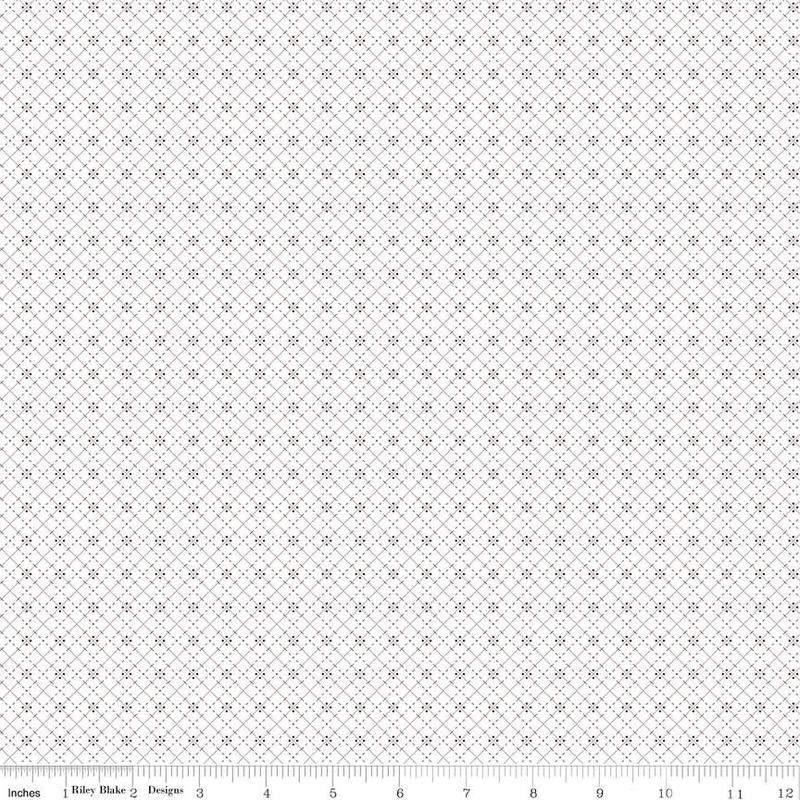 Fabric Riley Blake Pebble Crossroads Bee Plaids by the Quarter Yard C12037-PEBBLE