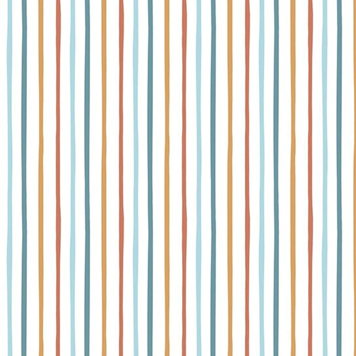 Riley Blake Designs - Alphabet Zoo Stripe Multi SOLD BY THE HALF YARD