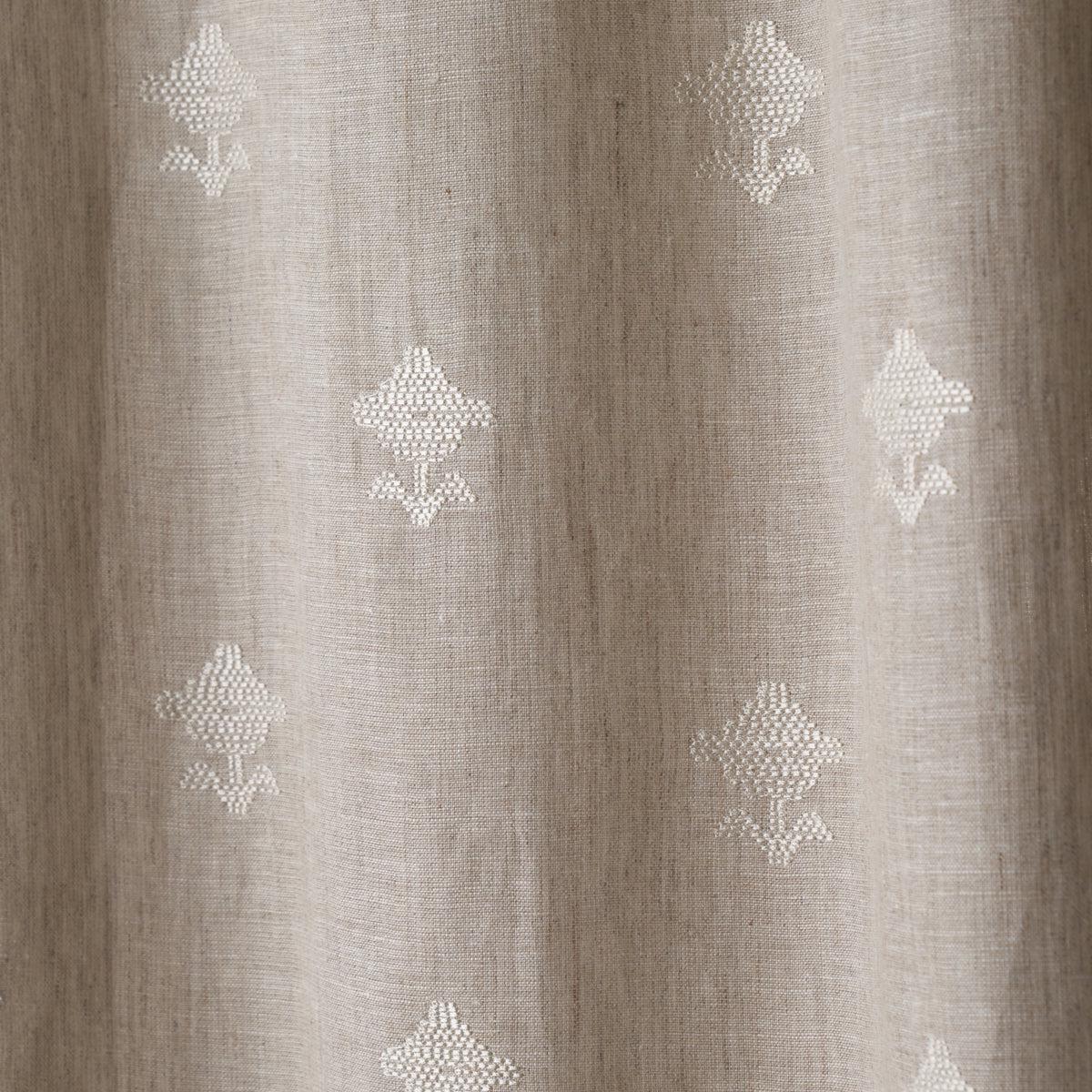 Rubia Sheer Natural Fabric