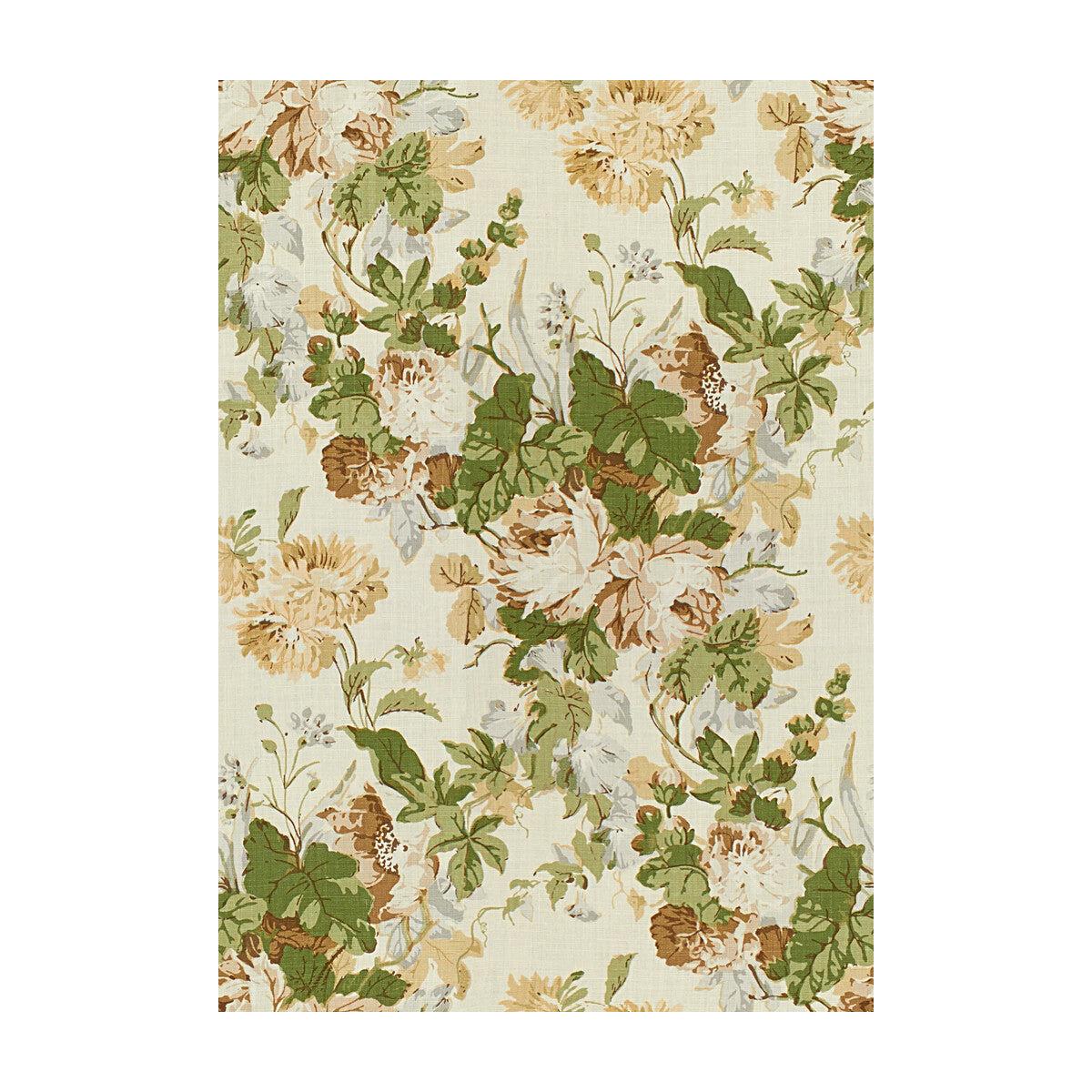 2015136.630.0 MAISIE LINEN TAN/LEAF - LEE JOFA Fabric - YARD