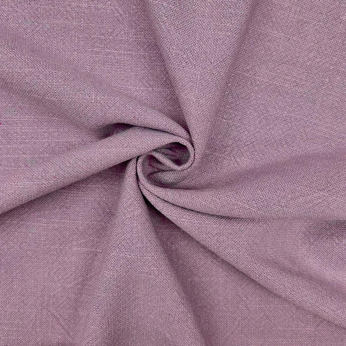 Special Offer Lavender Stonewashed Linen Blend Fabric
