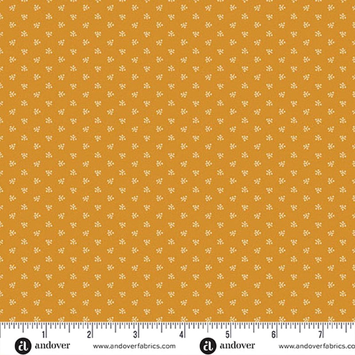 Andover Itsy Bits Fabric - Token Gold A-1452-Y