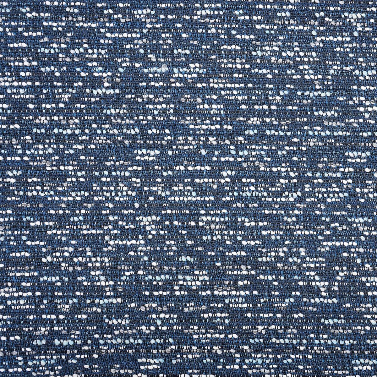 JF Fabrics Crypton DOTTY 68 Fabric Mini,Novelty Blue, Black, White Boucle, Woven - 8946868 J8911