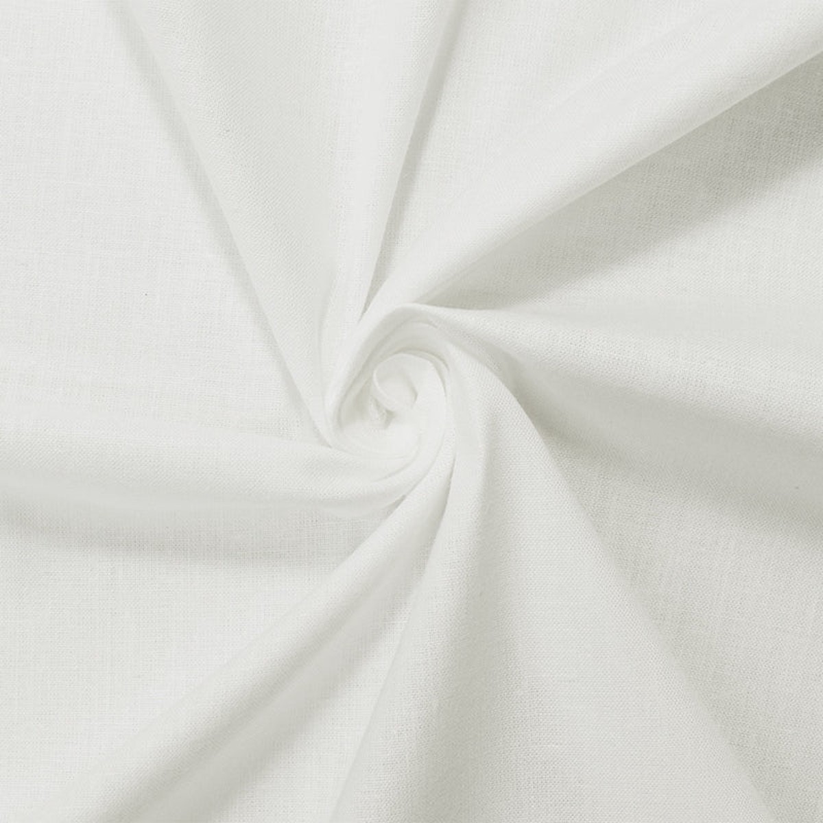 Bleached White Cotton Muslin Woven 25 YD Bolt Fabric