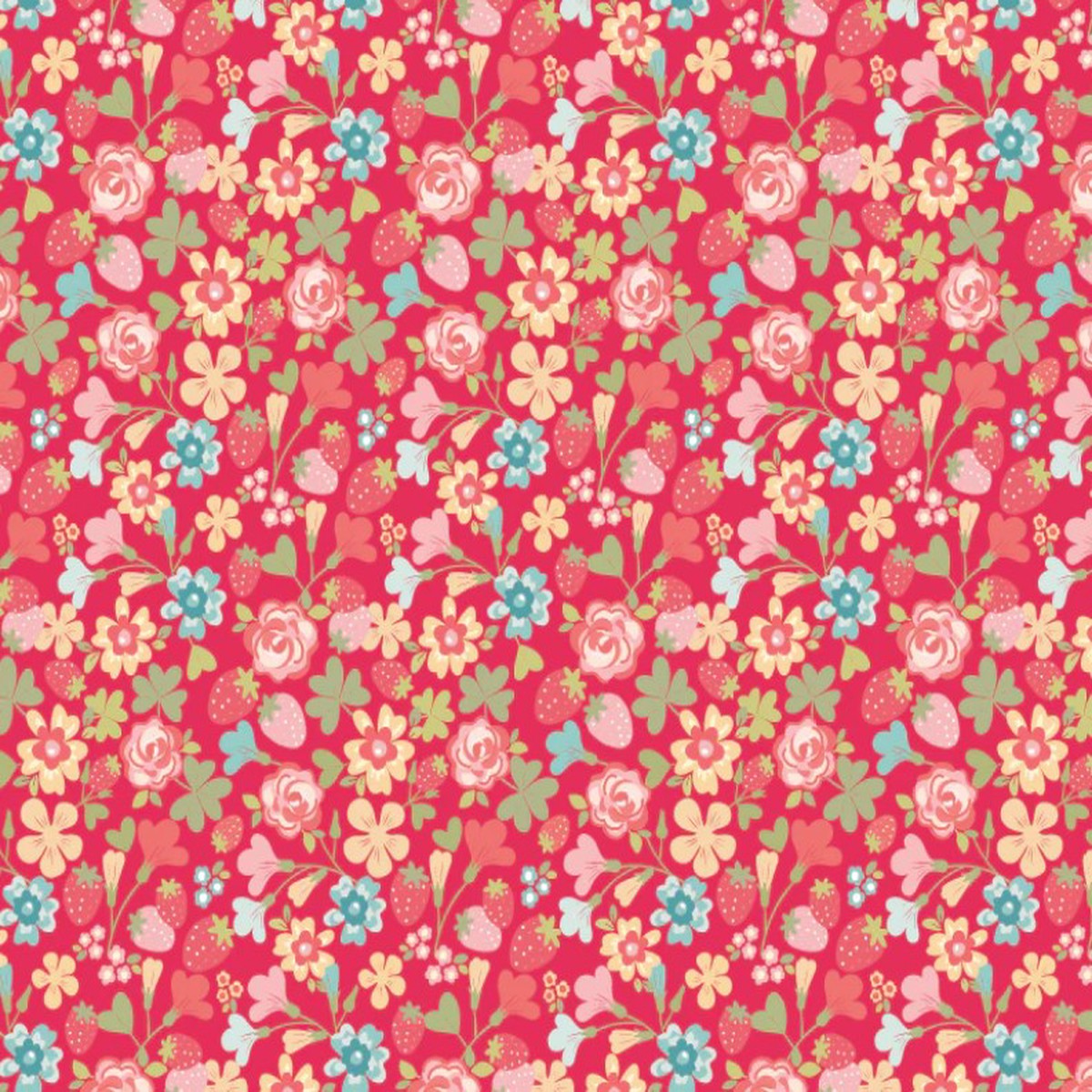 Poppie Cotton-Hello Red rosy cheeks