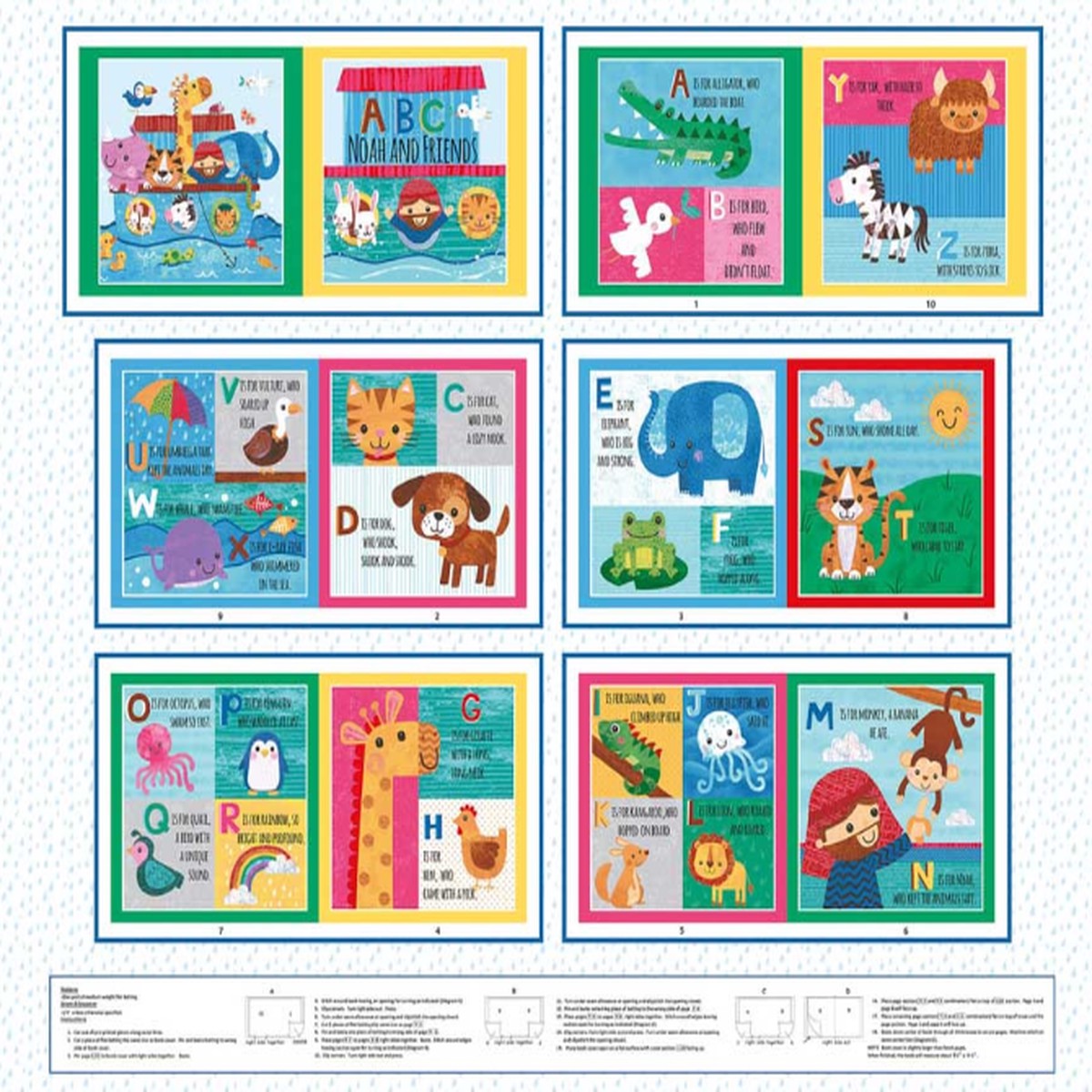 Blank - Noah and Friends - 4587BP-01 White