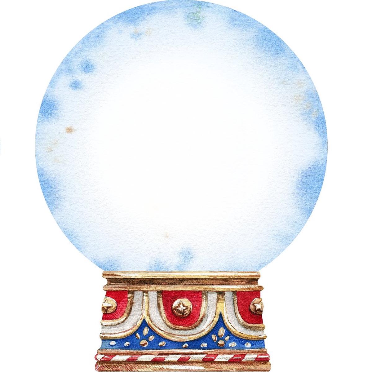 Snowglobe Fabric Panel