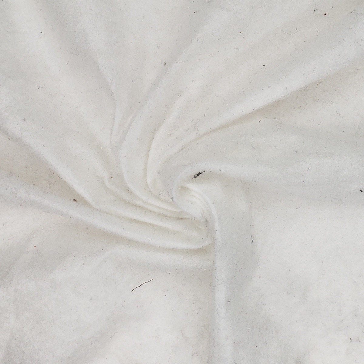 Puppet Stuffing - Batting Cotton Blend Woven - White - 1/2 Meter