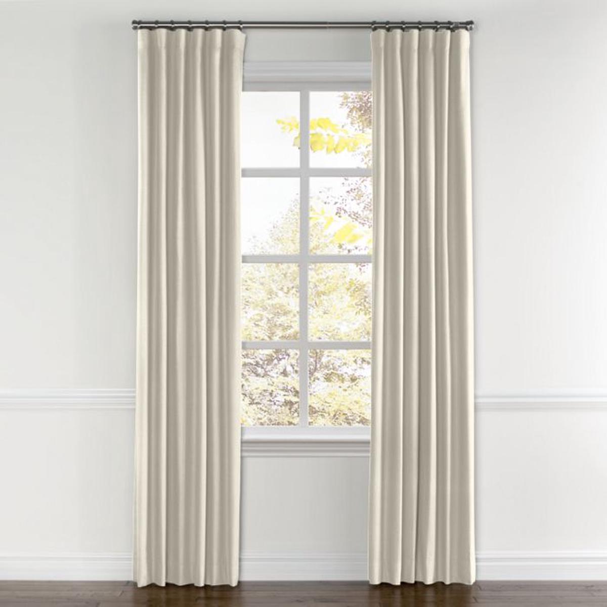 Convertible Drapery in Lush Linen - Antique White