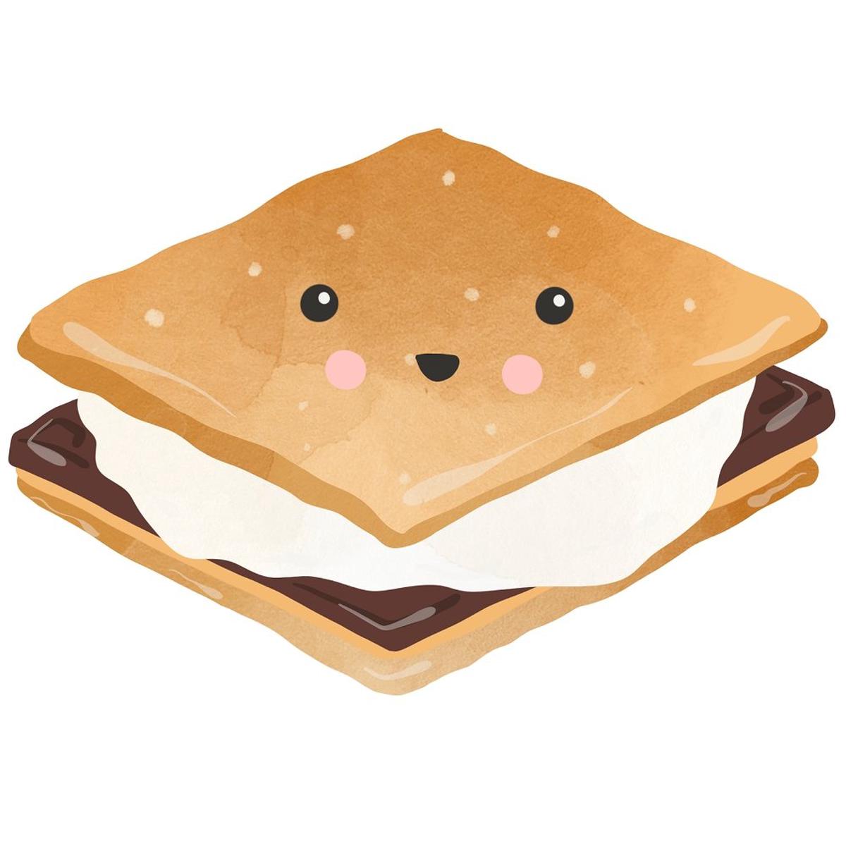 Cute Smores 2 Fabric Panel