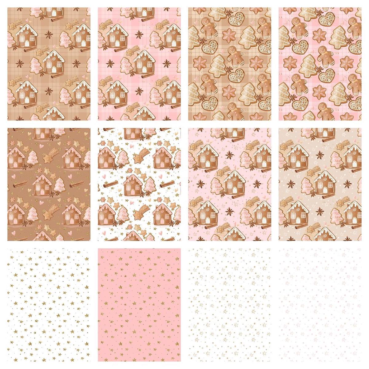 Gingerbread Fabric Collection - 1/2 Yard Bundle