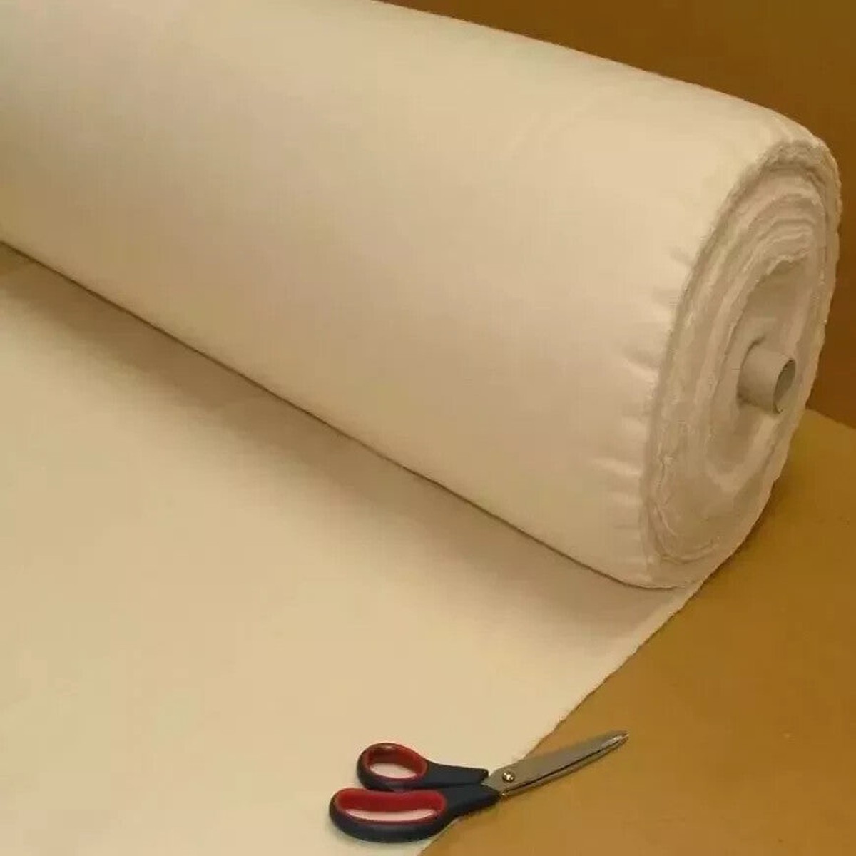 13 Metres Pre Shrunk Medium Weight Cotton Bump Curtain Interlining Fabric