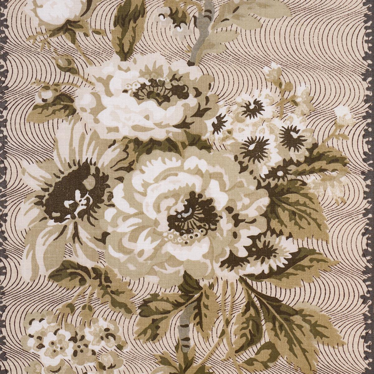 Elizabeth Chintz - Neutral - Schumacher 182041 Fabric