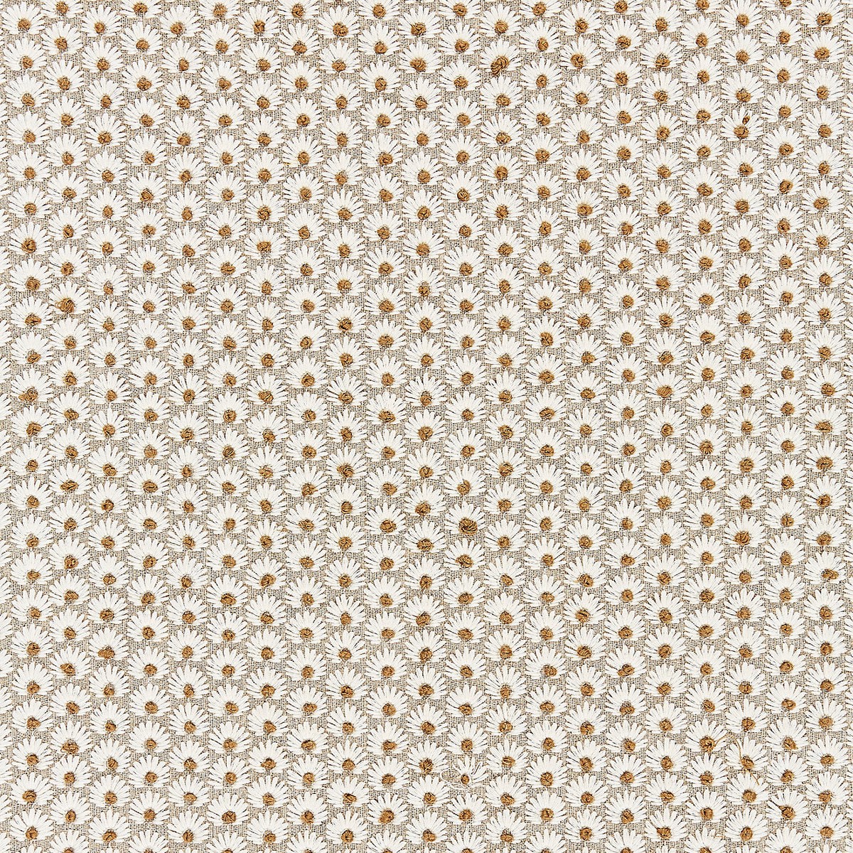 Fleur Embroidery - Flax by Scalamandre Fabric