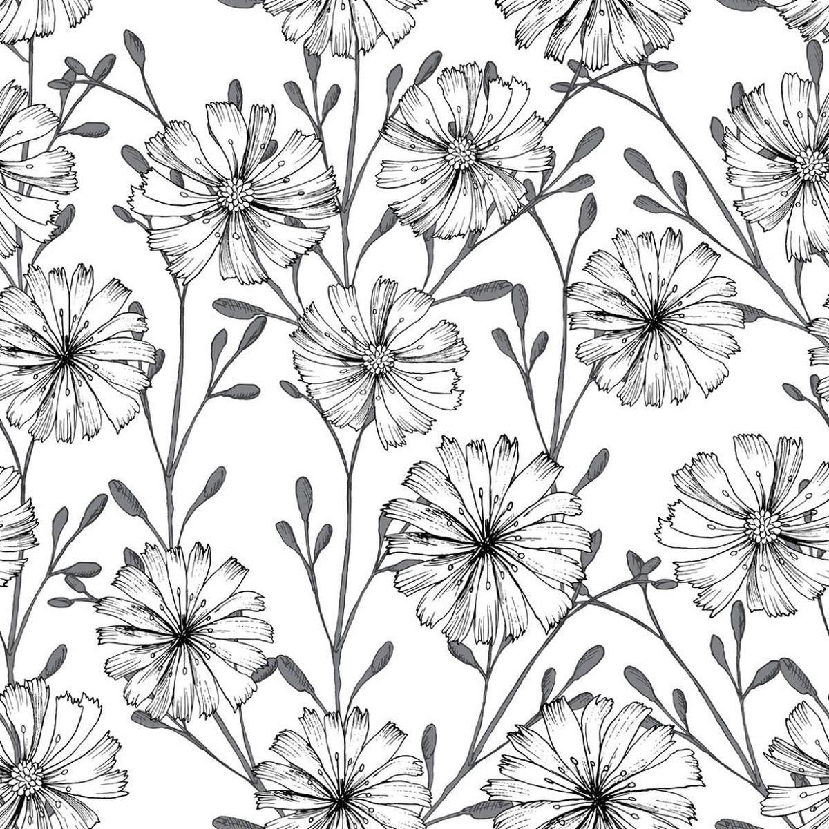 Chicory Floral Fabric