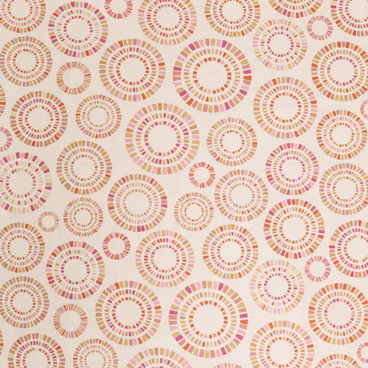 Cityscape Day Fabric Collection - Traffic Circle Pink