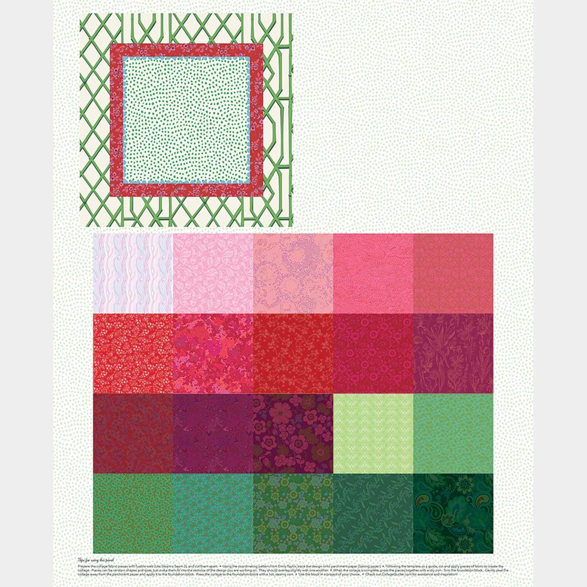 Garden Party - Sweet Cherries Multi Panel