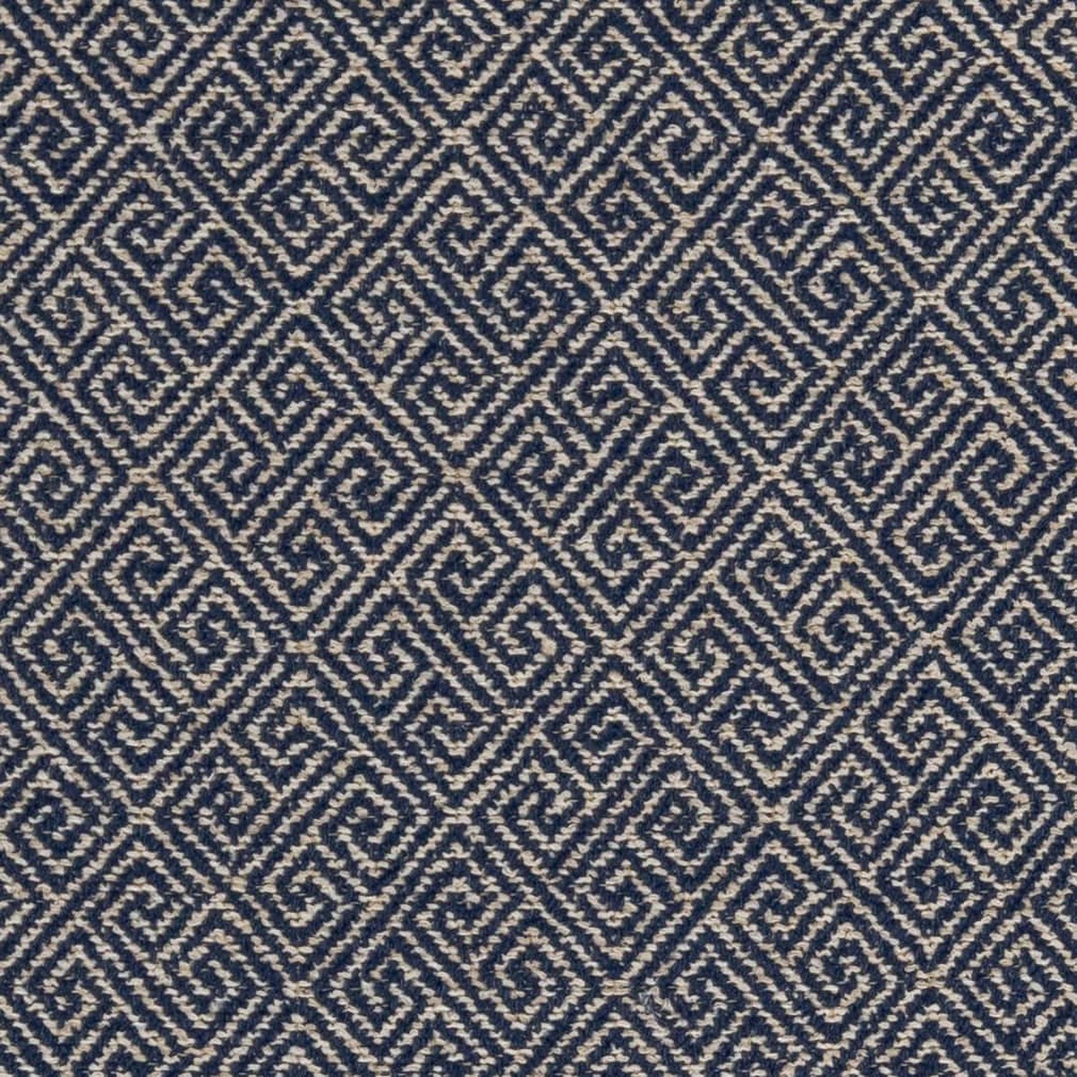 Charlotte - D2618 - Greek Key Navy - Fabric by the Yard