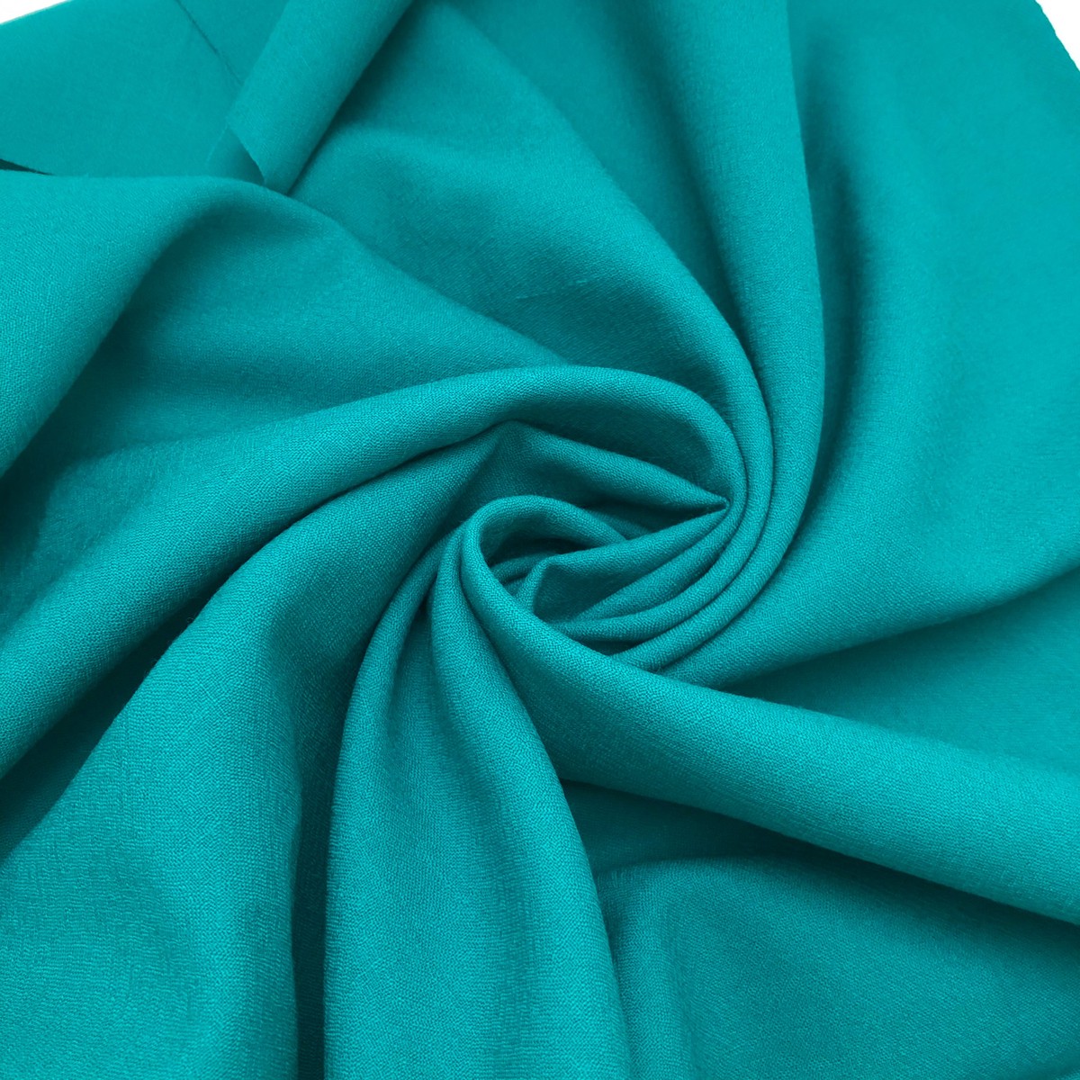 Turquoise Aqua - Synthetic Crepe Woven - Green Blue - 2.6M Bundle